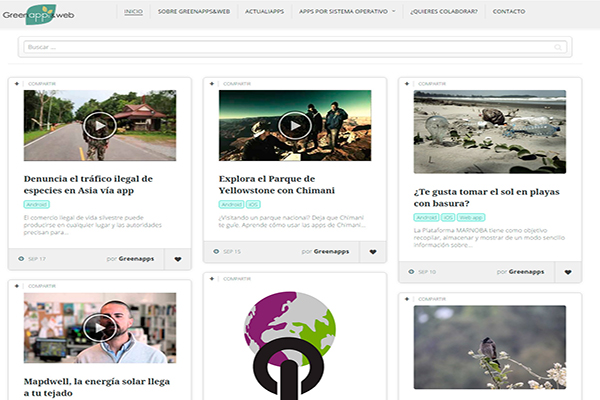 Greenapps&web, un buscador de apps medioambientales