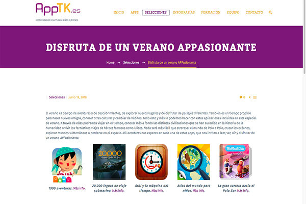 Disfruta de un verano APPasionante con nueva selección de AppTK.es