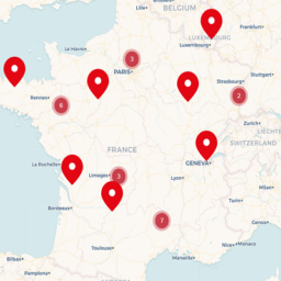 Mapa de librerías infantiles y juveniles