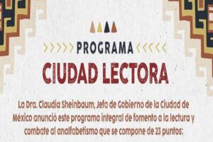 Ciudad Lectora, nueva campaña de fomento la lectura en México