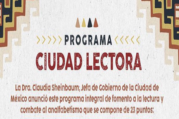 Ciudad Lectora, nueva campaña de fomento la lectura en México