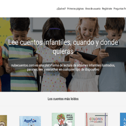Nubecuentos.com, plataforma de lectura de álbumes infantiles ilustrados