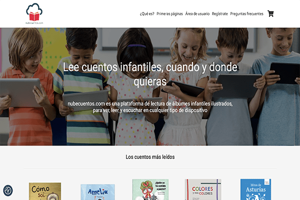 Nubecuentos.com, plataforma de lectura de álbumes infantiles ilustrados