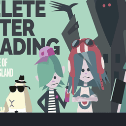 Delete after reading, una aventura de texto interactiva para todas las edades