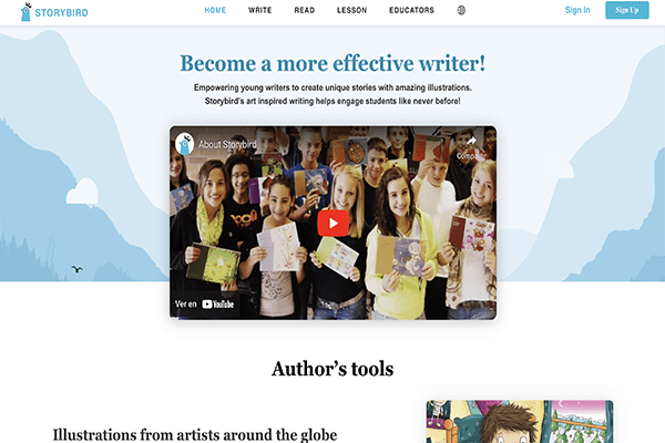 Storybird, una plataforma de escritura creativa basada en obras de arte